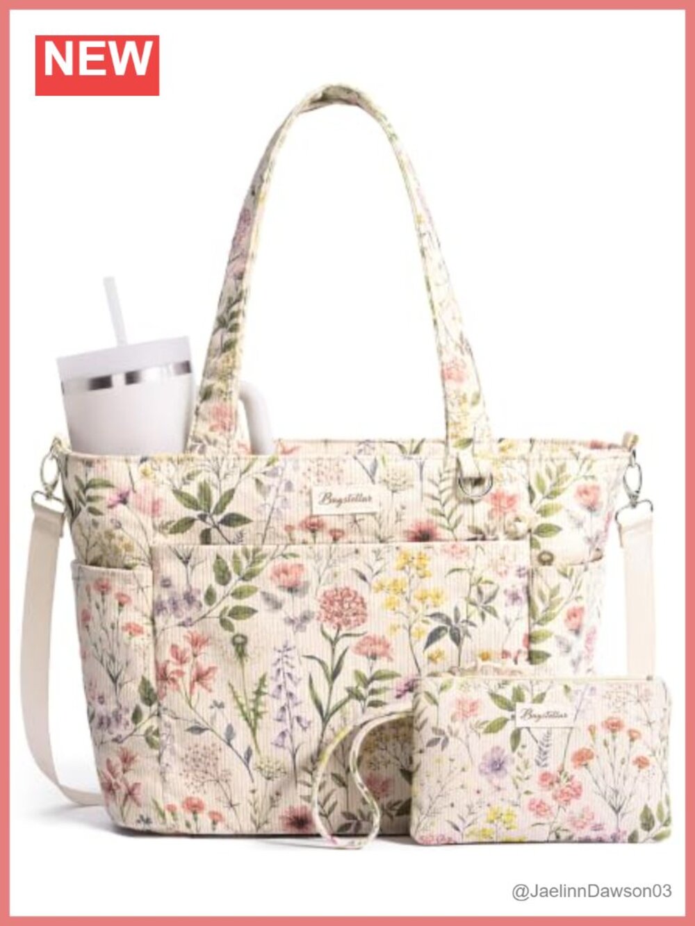 Corduroy Tote Bag for Women Lightweight Travel Tote Purse
